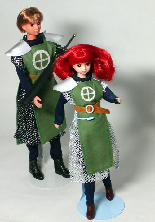 クリアリ 鎖帷子 紋章コート アーマー