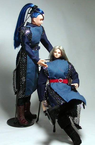 鎖帷子　正副隊長　すわって