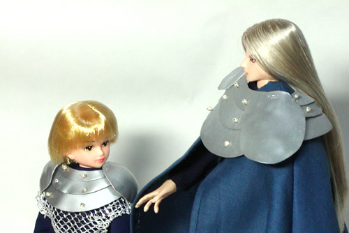 鎖帷子　従卒と隊長