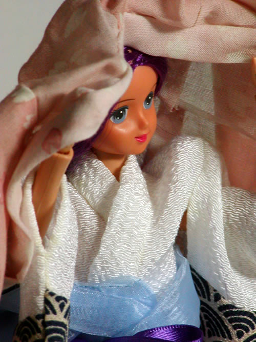 水の羽衣和風「乱調」 表情