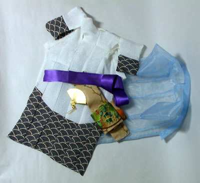 水の羽衣和風 着物、帯、扇子