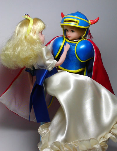 ローラと勇者　お姫様だっこ