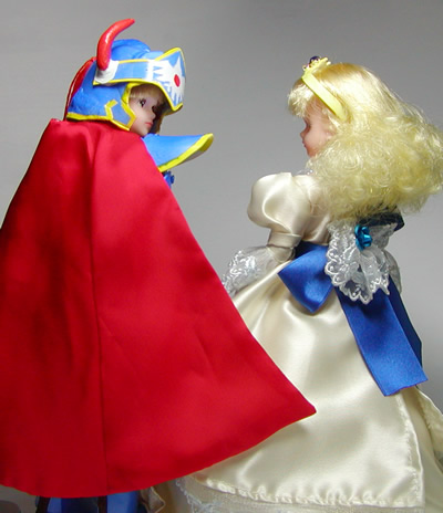 ローラと勇者　後ろ姿