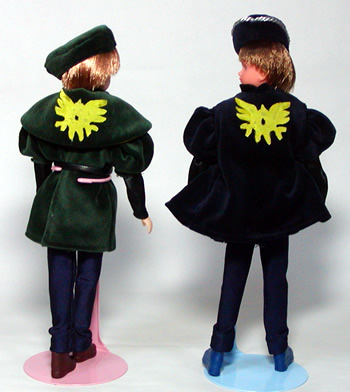 ロレ王子、サマ王子、舞踏会 後ろ姿