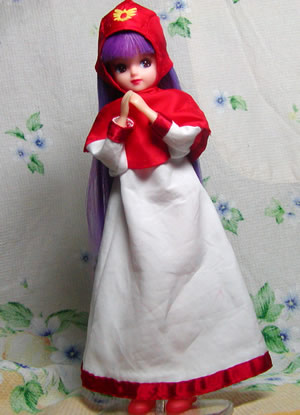 ムーン姫　紫　赤ずきん