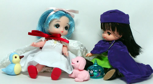 少女フローラと少年主人公