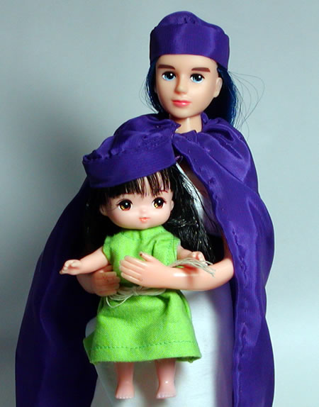 「わ～い、抱っこ」「きみ、もうちょっと警戒心をもったほうがいいよ？」