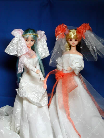 花嫁ビアンカと花嫁フローラ