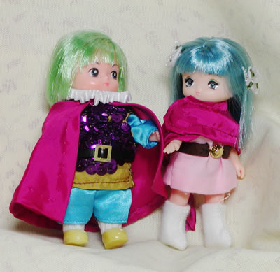 グランバニアの王女(青髪)とコリンズ