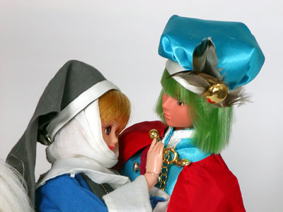 王子ヘンリーと修道女マリア 白馬 表情