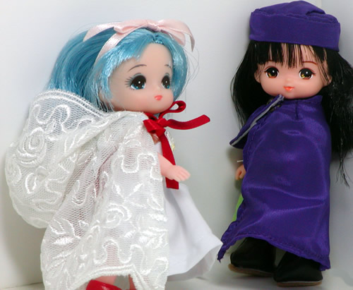 少女フローラと少年主人公