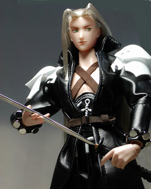 セフィロス　黒コート　刀　立ち姿