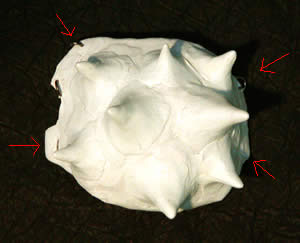 プラ板加工済み＋エポキシパテ