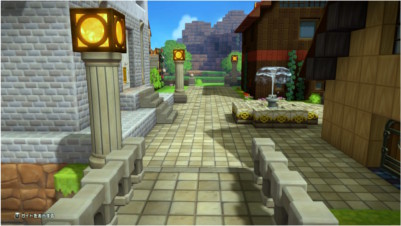 サラボナ　広場　ルドマン邸から入り口を見る