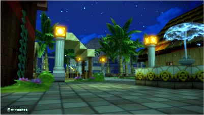 サラボナ広場　夜