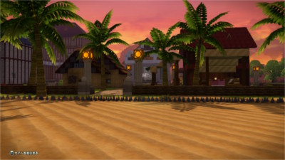 サラボナ広場　夕景