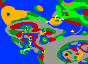 テパおよび水郷周辺図